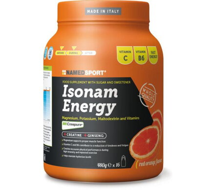 NAMEDSPORT Bebida ISONAM ENERGY naranja 480g