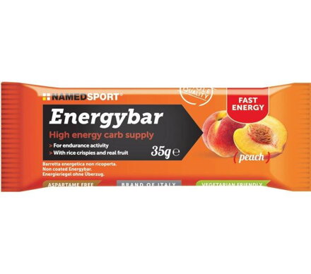 NAMEDSPORT Barrita ENERGYBAR melocotón 35g