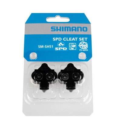 Pastillas de freno SHIMANO SM-SH51 SPD negras para PDM9000/8000/647/545/540/424/520/505/A530