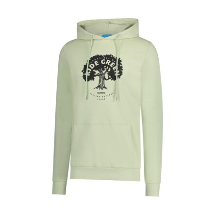 SHIMANO GRAPHIC HOODIE verde pálido