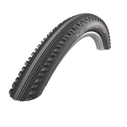 Neumático SCHWALBE HURRICANE (42-622) 28x1.60 Performance 67EPI RaceGuard 585g Black reflex