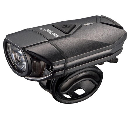 Luz delantera INFINI SUPER LAVA 4f negro USB + soporte para casco