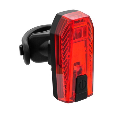 Luz trasera LONGUS DECELER 37 LED 3f + freno USB. Negro