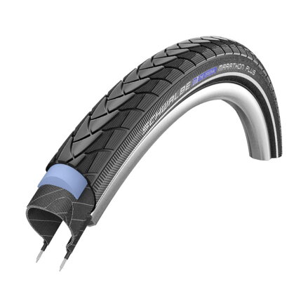 Neumático SCHWALBE MARATHON PLUS (25-622) 28x1.00 700x25C Performance 67EPI SmartGuard 595g Reflex