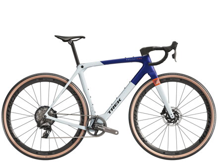 Trek Checkmate SLR 7 AXS - Azul mate hexagonal/Gris plasma perla