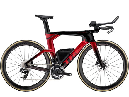 Trek Speed ​​​​Concept SLR 9 AXS: humo rojo metálico a humo rojo carbón desvanecido