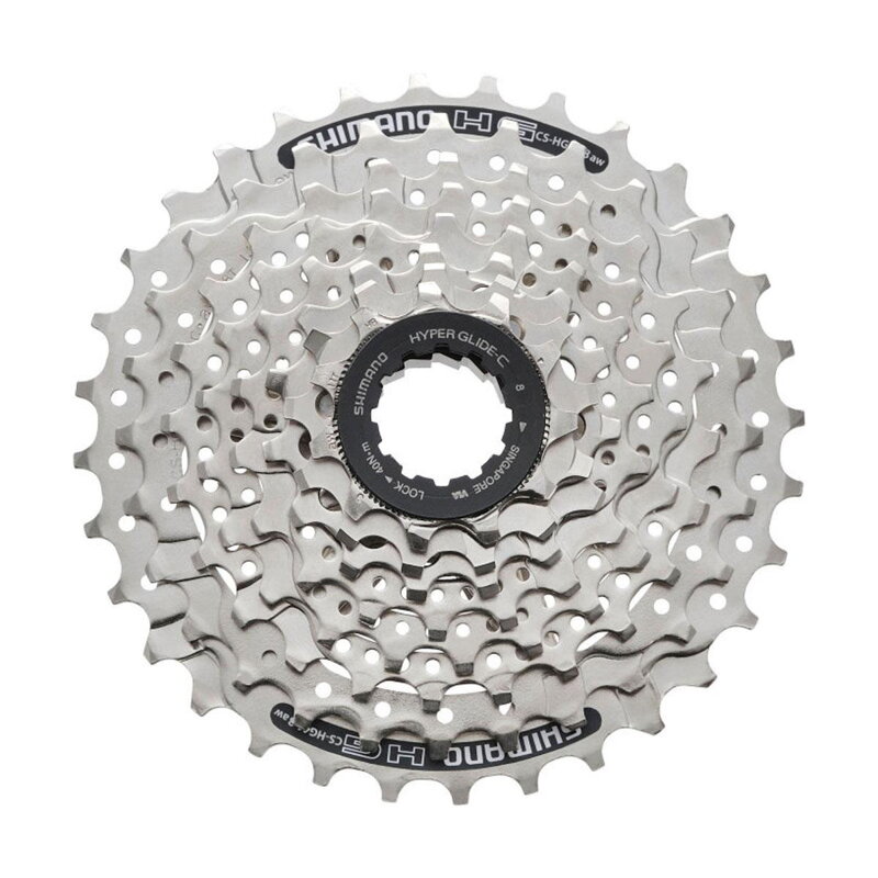 Cassette SHIMANO CS-HG41 8 ruedas 11-34z. plata