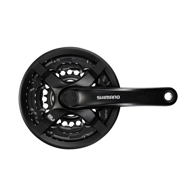 Centro SHIMANO FC-TY501 170mm 48/38/28z. 6/7/8-k. negro con tapa cuadrada