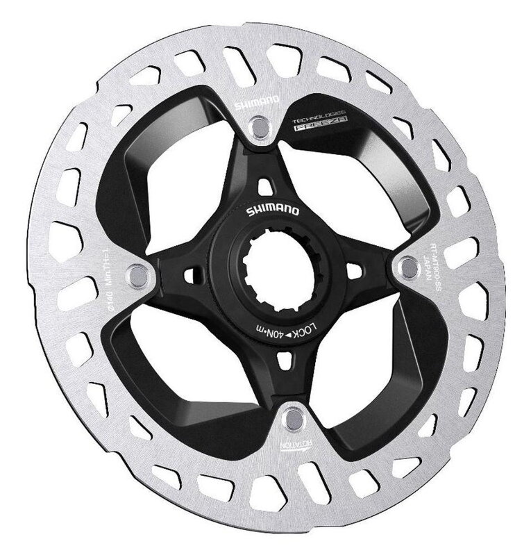 Disco de freno SHIMANO RT-MT900 140mm Center Lock Ice Tech (apretado internamente)