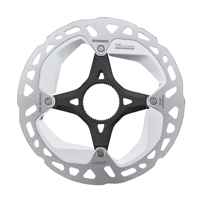 Disco de freno SHIMANO RT-MT800 160mm Center Lock Ice Tech (apretado internamente)