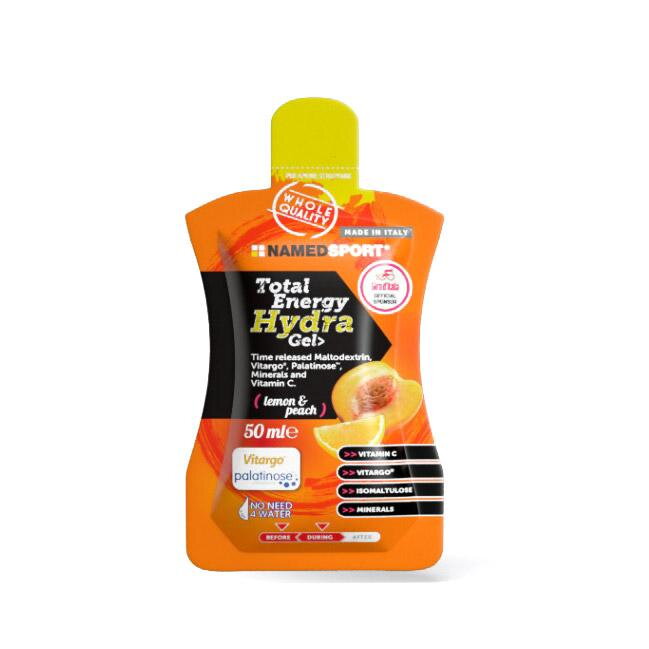 NAMEDSPORT Gel TOTAL ENERGY HYDRA limón-melocotón 50ml