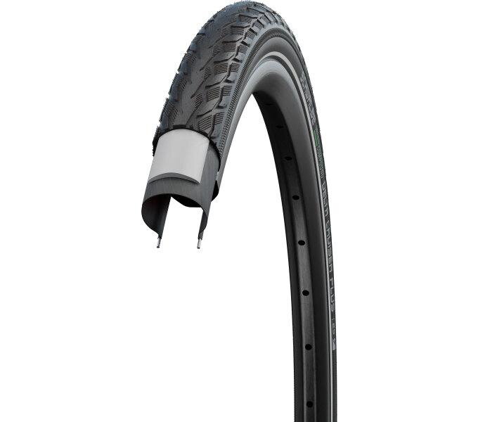 SCHWALBE Neumático DELTA CRUISER PLUS (47-559) 26x1.75 Active 50EPI PunctureGuard 895g Reflex Verde