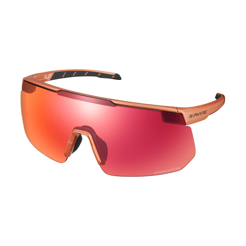 Gafas SHIMANO S-PHYRE2 naranja metalizado Ridescape Road