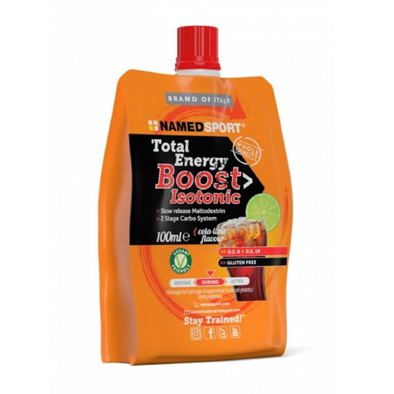 NAMEDSPORT Gel TOTAL ENERGY BOOST ISOTONICO cola/lima 100ml